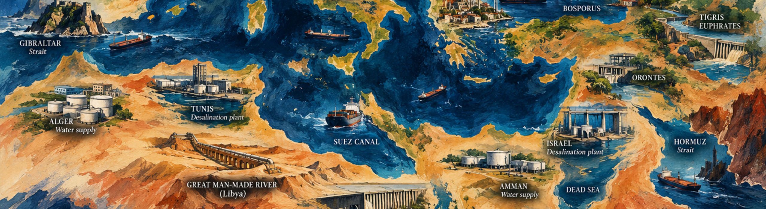 Idrosicurezza, ecco la nuova posta in gioco nel Mediterraneo