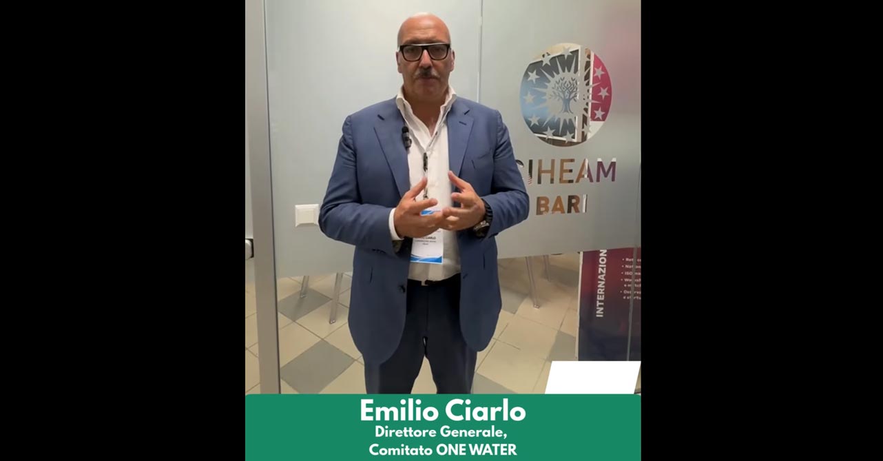 Emilio Ciarlo, Direttore Generale Comitato One Water