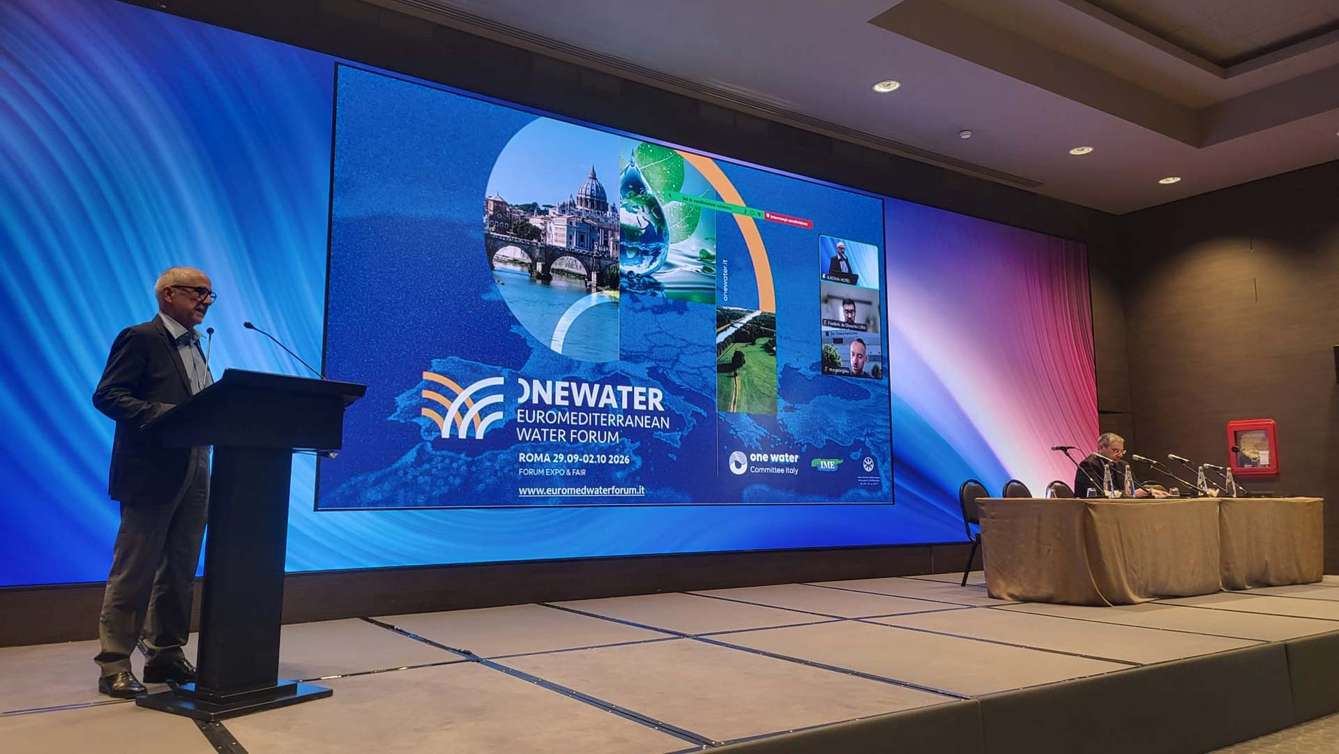 One Water co-organizza la 3rd Regional Roundtable sulla Digital Transformation per il WEFE Nexus nel Mediterraneo