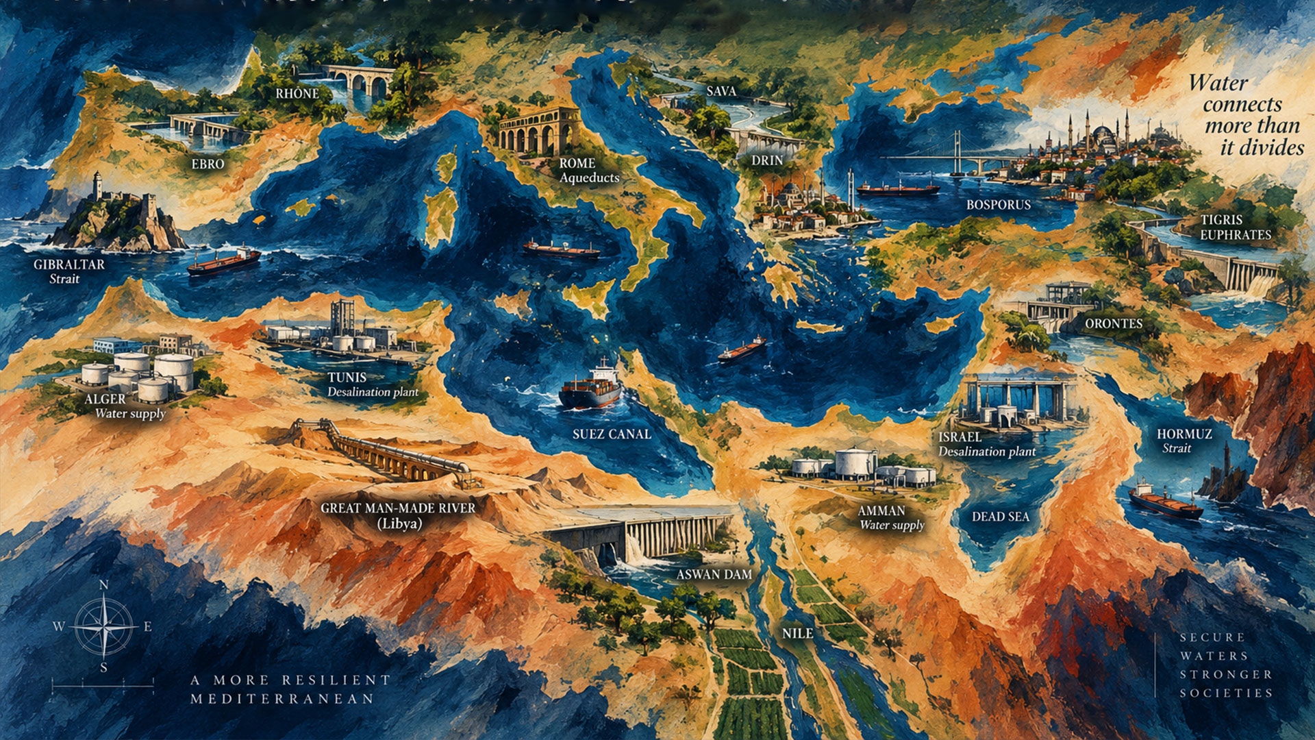 Idrosicurezza, ecco la nuova posta in gioco nel Mediterraneo