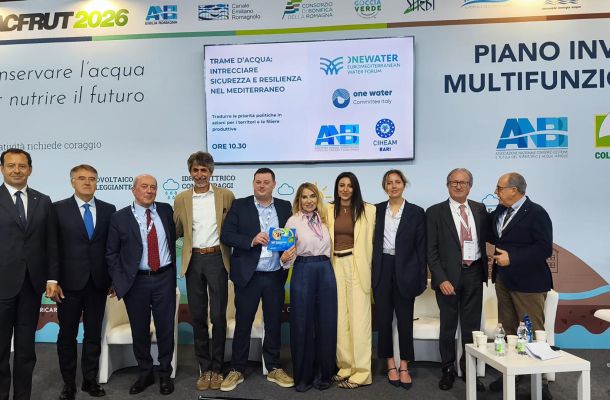 Trame d’acqua”: al Macfrut di Rimini il sistema Italia si confronta sulla resilienza idrica nel Mediterraneo