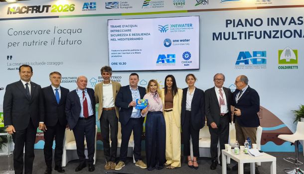 Trame d’acqua”: al Macfrut di Rimini il sistema Italia si confronta sulla resilienza idrica nel Mediterraneo