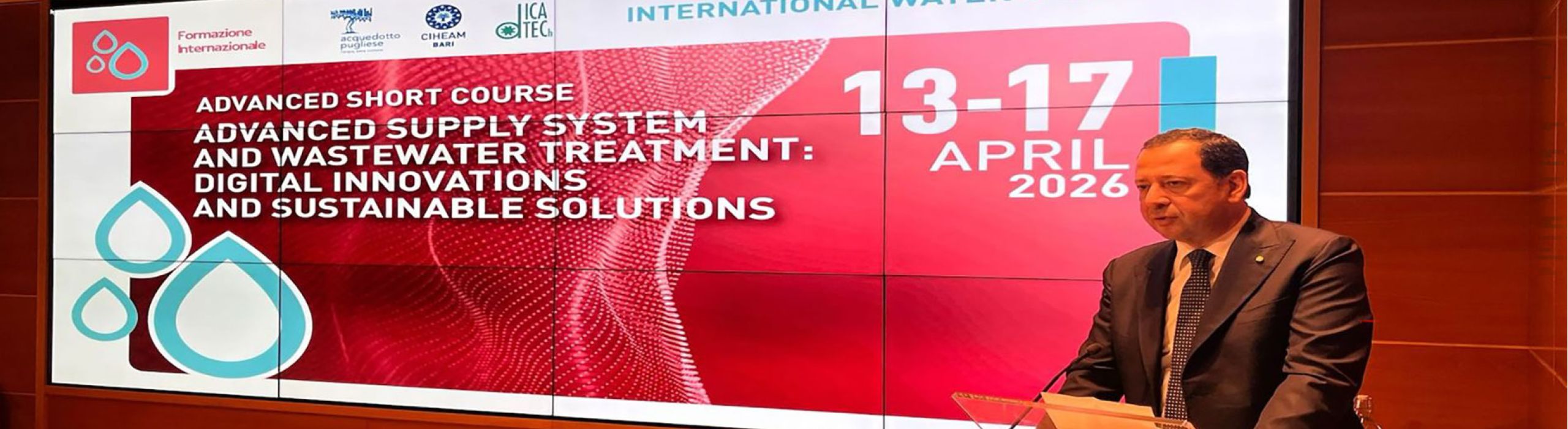 Acqua, conoscenza e cooperazione: a Bari si forma il futuro della gestione idrica