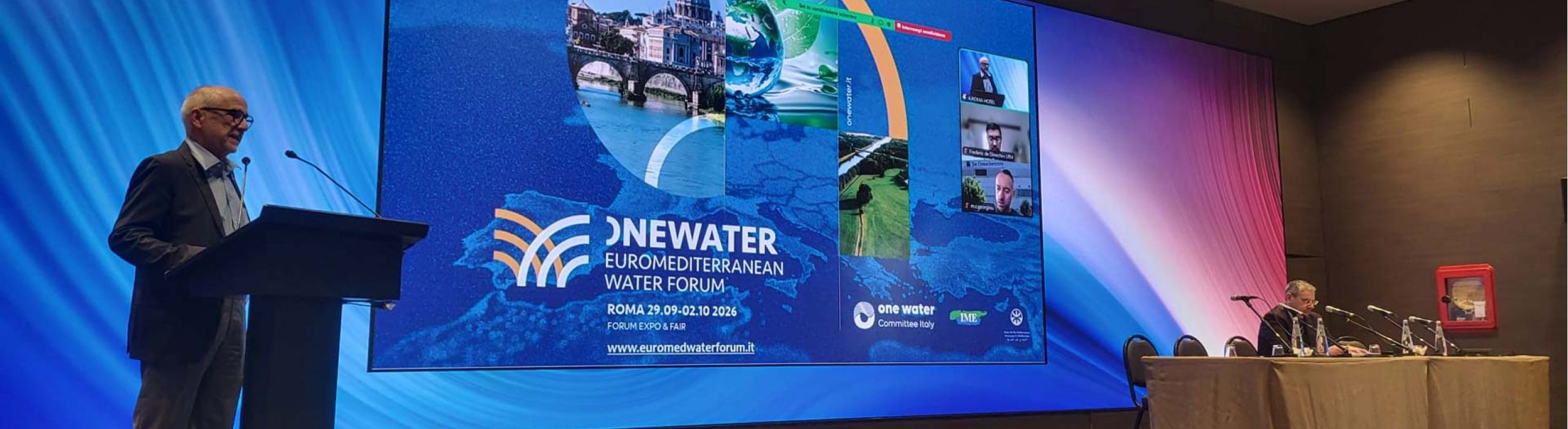 One Water co-organizza la 3rd Regional Roundtable sulla Digital Transformation per il WEFE Nexus nel Mediterraneo