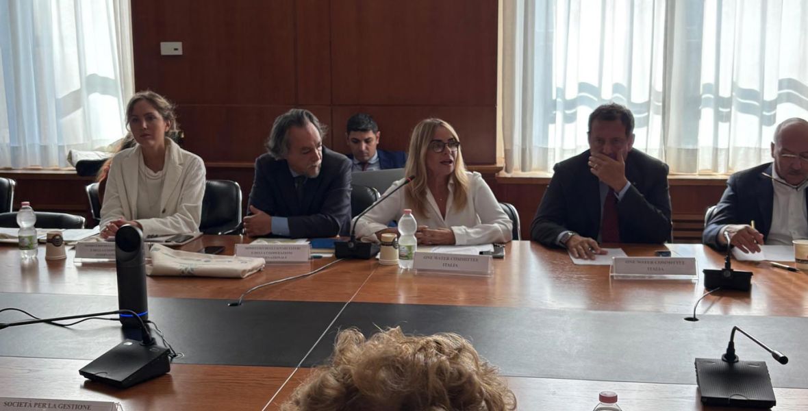 Sistema Italia, un tavolo tecnico in vista del Forum Euromediterraneo dell’Acqua di Roma 2026