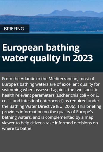 European bathing water quality in 2023